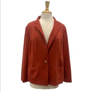 Anne Klein One Button Blazer